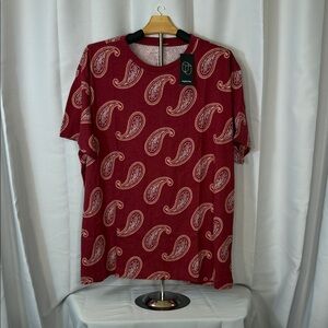 Original Use Maroon Paisley Tee